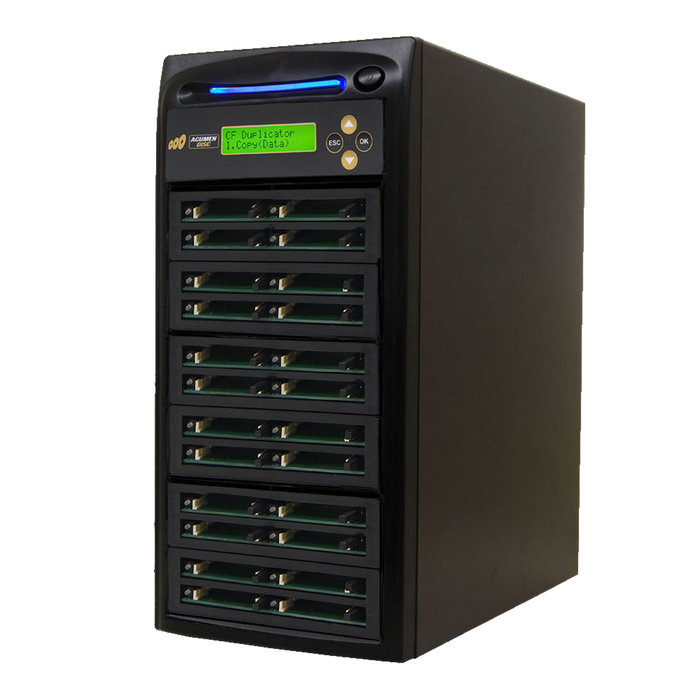 Acumen Disc 1 to 23 CF Card Duplicator - Multiple CompactFlash / MicroDrives Flash Drive Memory Reader Copier (Up to 35mbps) - AD23-CF