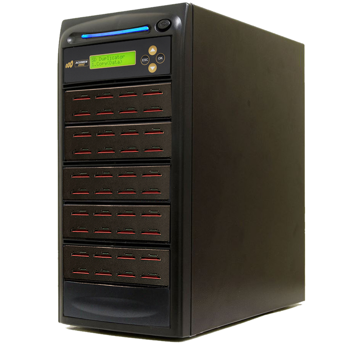 Acumen Disc 1 to 39 SD 3.0 Duplicator - Multiple Secure Digital & MicroSD Micro Flash Drive SDHC SDXC Memory Card Reader & Copier (Up to 100MBps) - AD39-SDC100