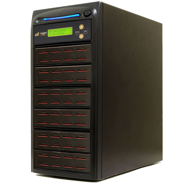 Acumen Disc 1 to 47 SD 3.0 Duplicator - Multiple Secure Digital & MicroSD Micro Flash Drive SDHC SDXC Memory Card Reader & Copier (Up to 100MBps) - AD47-SDC100