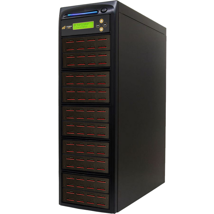 Acumen Disc 1 to 79 SD 3.0 Duplicator - Multiple Secure Digital & MicroSD Micro Flash Drive SDHC SDXC Memory Card Reader & Copier (Up to 100MBps) - AD79-SDC100