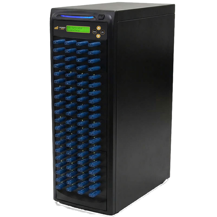 Acumen Disc 1 to 87 USB 3.1 Gen 1 Type-A Flash Drive Duplicator - Multiple Media Copier Clone (Up to 150MB/sec) & Sanitizer (DoD Compliant) - AD87-USB150