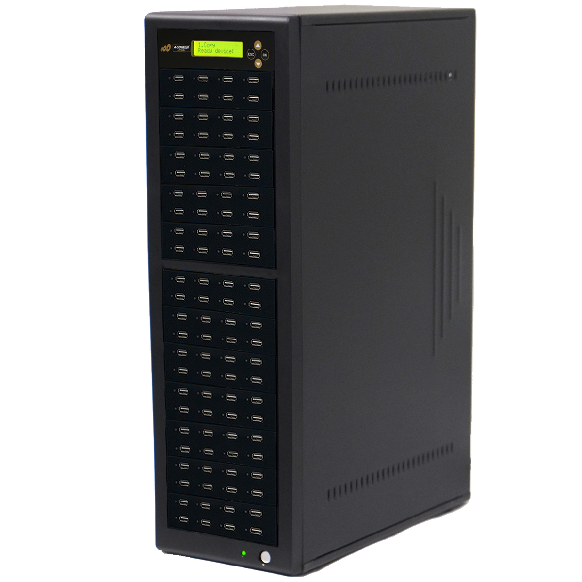 Acumen Disc 1 to 95 USB Drive Duplicator - Multiple Flash Memory Copier / SSD / External Hard Drive Clone (Up to 35mbps) & Sanitizer (DoD Compliant) - AD95-USB