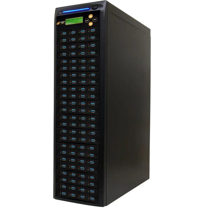 Acumen Disc 1 to 95 USB 3.0 / 3.1 Type-A Flash Drive Duplicator - Multiple Media Copier Clone (Up to 100MB/sec) & Sanitizer (DoD Compliant) - AD95-USB100
