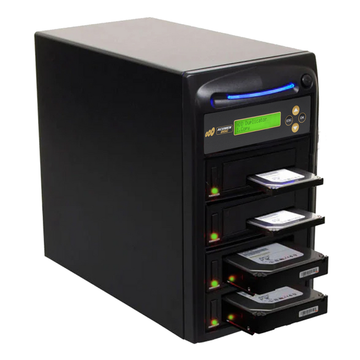 Acumen Disc 1 to 3 SATA II Hard Drive Duplicator (up to 300MB/s) - Multiple HDD & SSD Memory Card Copier & HDD Sanitizer (DoD Compliant) - H03-SATA2