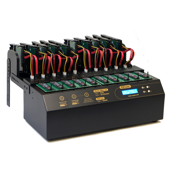 1 to 9 NVMe Cyclone PRO 600 - M.2 PCIe NVMe / M2 SATA SSD & SATA Hard Drive Duplicator & Sanitizer 36GB/Min (DM-HE6-5M09PP)