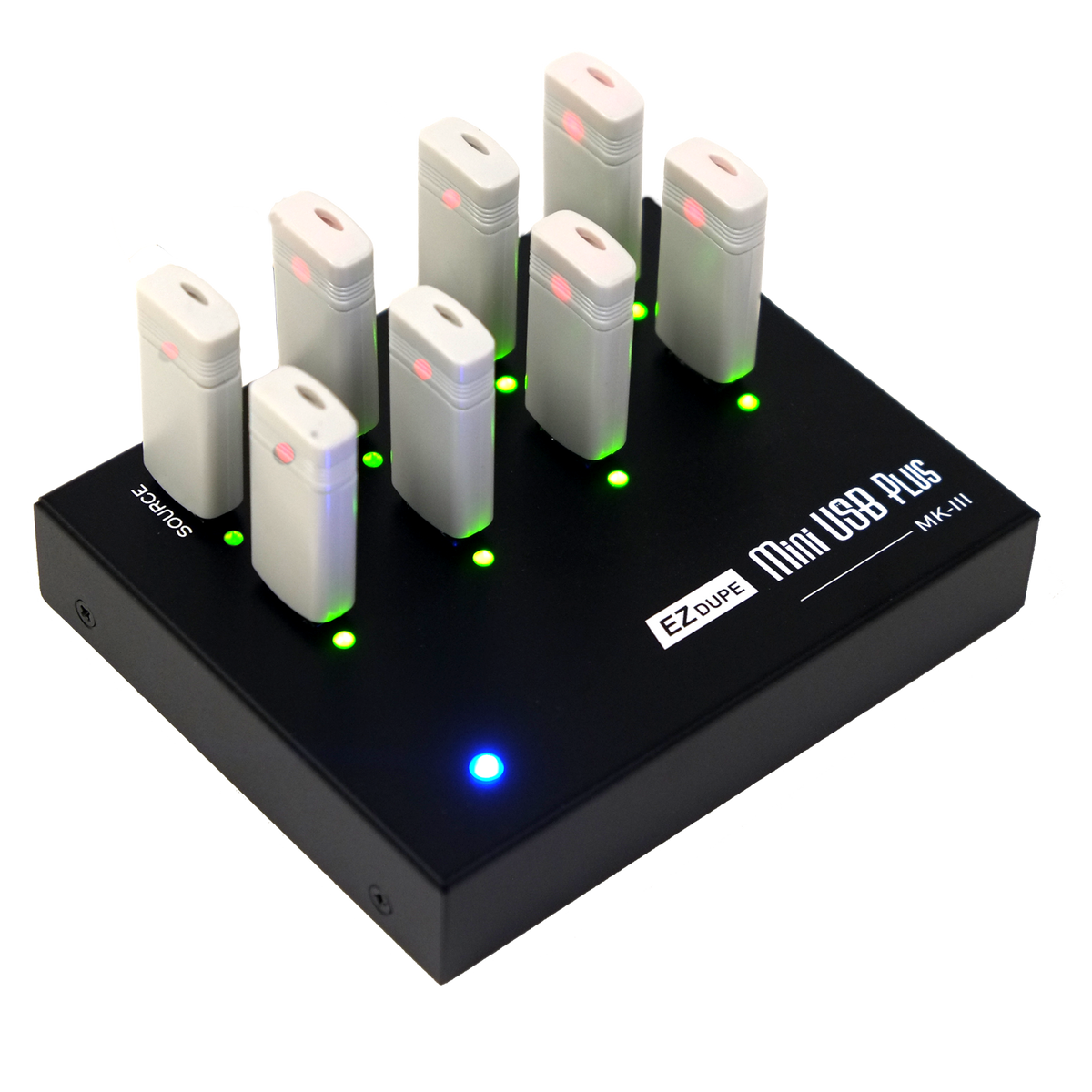 (New Update) 1 to 7 USB Duplicator - Multiple Flash Memory Clone Copier 45mb/Sec (Mini USB Plus MKIII)