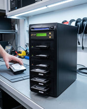 Load image into Gallery viewer, Acumen Disc 1 to 5 SATA II Hard Drive Duplicator (up to 300MB/s) - Multiple HDD &amp; SSD Memory Card Copier &amp; HDD Sanitizer (DoD Compliant) - H05-SATA2
