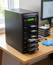 Load image into Gallery viewer, Acumen Disc 1 to 5 SATA II Hard Drive Duplicator (up to 300MB/s) - Multiple HDD &amp; SSD Memory Card Copier &amp; HDD Sanitizer (DoD Compliant) - H05-SATA2
