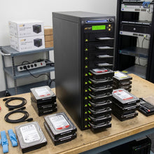 Load image into Gallery viewer, Acumen Disc 1 to 11 SATA Hard Drive Duplicator (up to 150MB/s) - Multiple HDD &amp; SSD Memory Card Copier &amp; HDD Sanitizer (DoD Compliant) - H11-SATA150
