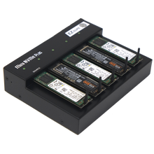 Load image into Gallery viewer, 1 to 4 M.2 NVMe Compact AutoStart Duplicator - 45MB/sec Copier
