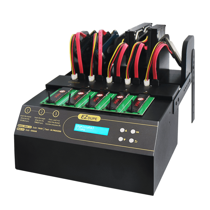 1 to 4 NVMe Cyclone PRO 300 - M.2 PCIe NVMe / M2 SATA SSD & SATA Hard Drive Duplicator & Sanitizer 18GB/Min (DM-HE3-5M04PP)