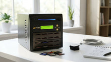Load image into Gallery viewer, Acumen Disc 1 to 15 SD 3.0 Duplicator - Multiple Secure Digital &amp; MicroSD Micro Flash Drive SDHC SDXC Memory Card Reader &amp; Copier (Up to 100MBps) - AD15-SDC100
