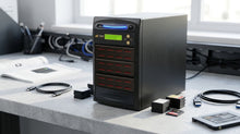Load image into Gallery viewer, Acumen Disc 1 to 23 SD 3.0 Duplicator - Multiple Secure Digital &amp; MicroSD Micro Flash Drive SDHC SDXC Memory Card Reader &amp; Copier (Up to 100MBps) - AD23-SDC100
