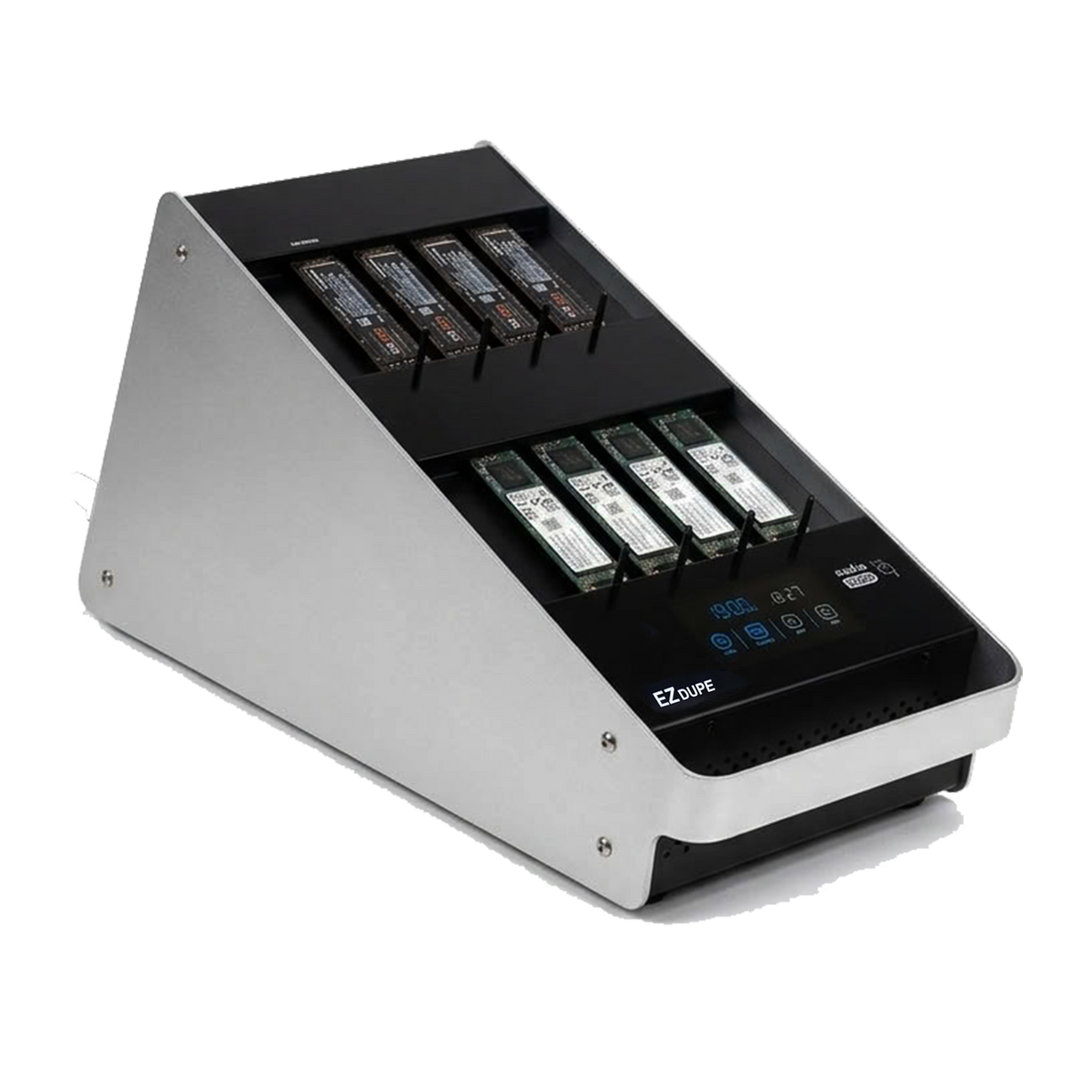 1 to 7 M.2 PCIe NVMe & AHCI Duplicator - Cloner & Wiper for M2 22mm Module Storage (B-Key, M-Key & B+M Key) Internal SSD Hard Drive (SOHO NVME MKIII)