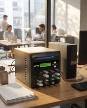 Load image into Gallery viewer, Acumen Disc 1 to 15 USB Drive Duplicator - Multiple Flash Memory Copier / SSD / External Hard Drive Clone (Up to 35mbps) &amp; Sanitizer (DoD Compliant) - AD15-USB
