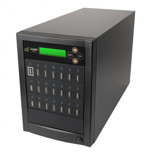 Acumen Disc 1 to 20 USB Drive Duplicator - Multiple Flash Memory Copier / SSD / External Hard Drive Clone (Up to 35mbps) & Sanitizer (DoD Compliant)