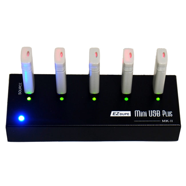(New Update) 1 to 4 USB Duplicator - Multiple Flash Memory Clone Copier 45mb/Sec (Mini USB Plus MKII)