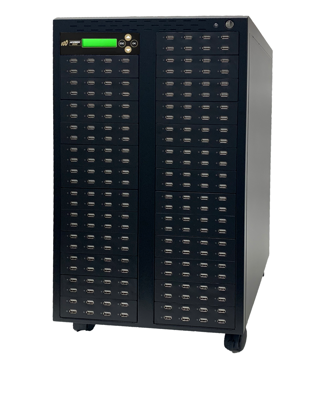 Acumen Disc 1 to 199 USB Drive Duplicator - Multiple Flash Memory Copier / SSD / External Hard Drive Clone (Up to 35mbps) & Sanitizer (DoD Compliant)