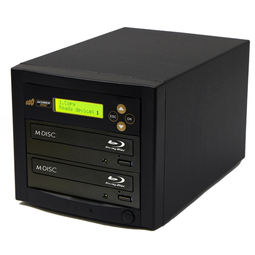 Acumen Disc 1 to 1 Blu Ray Duplicator - BD-R Disc Copy Burner Writer Recorder Tower System