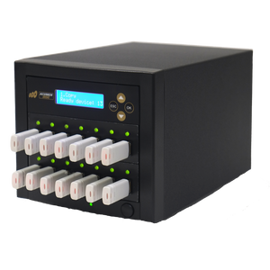 Acumen Disc 1 to 13 USB Drive Duplicator - Multiple Flash Memory Copier / SSD / External Hard Drive Clone (Up to 35mbps) & Sanitizer (DoD Compliant)