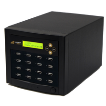 Load image into Gallery viewer, Acumen Disc 1 to 15 USB Drive Duplicator - Multiple Flash Memory Copier / SSD / External Hard Drive Clone (Up to 35mbps) &amp; Sanitizer (DoD Compliant)
