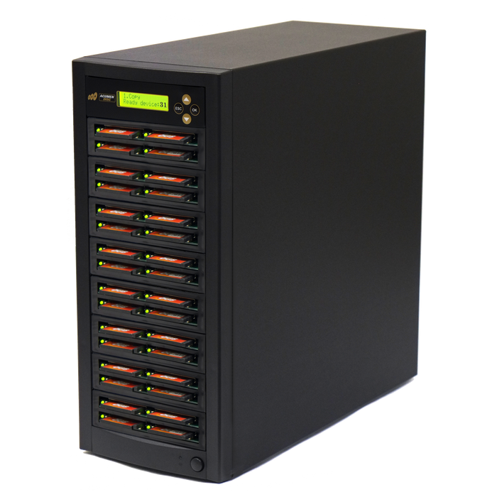 Acumen Disc 1 to 31 CF Card Duplicator - Multiple CompactFlash / MicroDrives Flash Drive Memory Reader Copier (Up to 35mbps) - AD31-CF