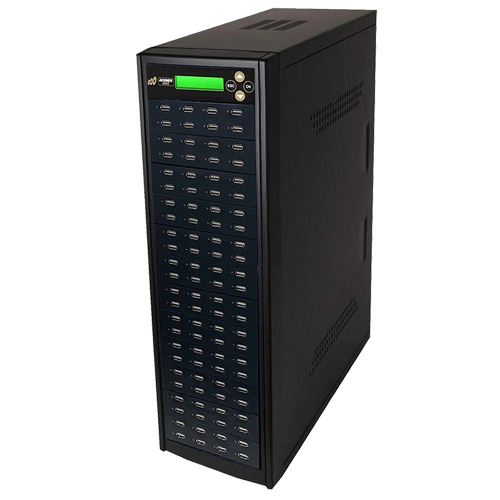 Acumen Disc 1 to 95 USB Drive Duplicator - Multiple Flash Memory Copier / SSD / External Hard Drive Clone (Up to 35mbps) & Sanitizer (DoD Compliant)