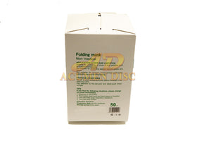 KN95 Folding Mask for Face Cover with Ear Loops (Box of 50)