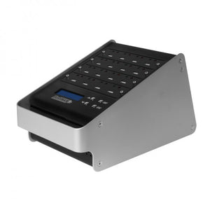 1 to 15 FlashMax USB Duplicator - Standalone Flash Memory Mass Storage Class Copier & DoD Compliant Eraser
