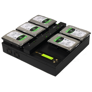 Acumen Disc 1 to 4 Flatbed SATA Hard Drive Duplicator (up to 150MB/s) - Multiple HDD & SSD Memory Card Copier & HDD Sanitizer (DoD Compliant)