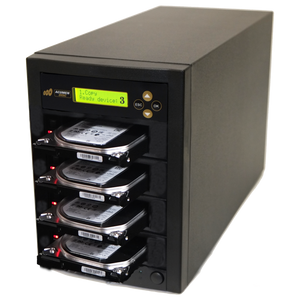 Acumen Disc 1 to 3 SATA Hard Drive Duplicator (up to 150MB/s) - Multiple HDD & SSD Memory Card Copier & HDD Sanitizer (DoD Compliant)