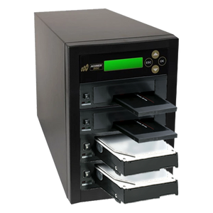Acumen Disc 1 to 3 SATA Hard Drive Duplicator (up to 150MB/s) - Multiple HDD & SSD Memory Card Copier & HDD Sanitizer (DoD Compliant)