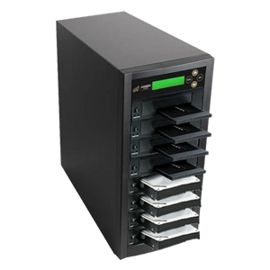 Acumen Disc 1 to 7 SATA III Hard Drive Duplicator (up to 600MB/s) - Multiple 3.5" & 2.5" HDD & SSD Memory Card Copier & Sanitizer (DoD Compliant)