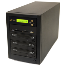 Load image into Gallery viewer, Acumen Disc 1 to 2 Blu-Ray Multimedia Backup Duplicator - Flash Media (CF / SD / USB / MMS) to Multiple Discs (BD/DVD) Copier Tower System
