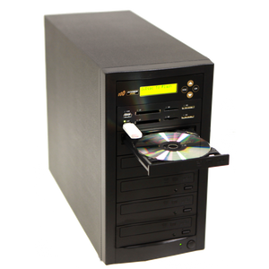 Acumen Disc 1 to 4 CrossOver Media & DVD Duplicator - Bi-Directional Multimedia Flash Memory Back-Up (CF SD MS USB) & Multiple Discs Copier