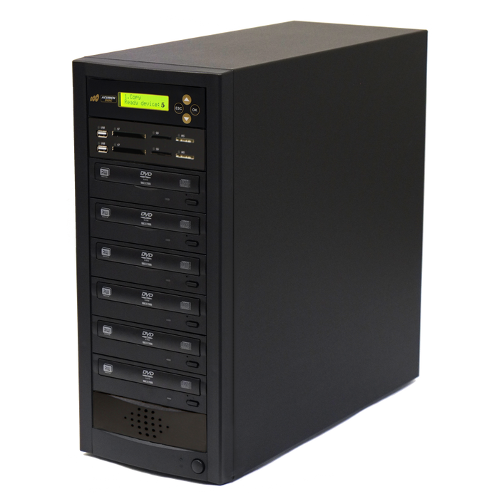 Acumen Disc 1 to 5 CrossOver Media & DVD Duplicator - Bi-Directional Multimedia Flash Memory Back-Up (CF SD MS USB) & Multiple Discs Copier (AD05-MMP)