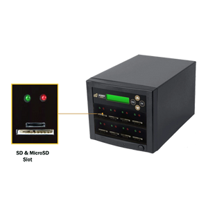Acumen Disc 1 to 7 SD Duplicator - Multiple Secure Digital & MicroSD Micro Flash Drive SDHC SDXC Memory Card Reader & Copier (Up to 35mbps)